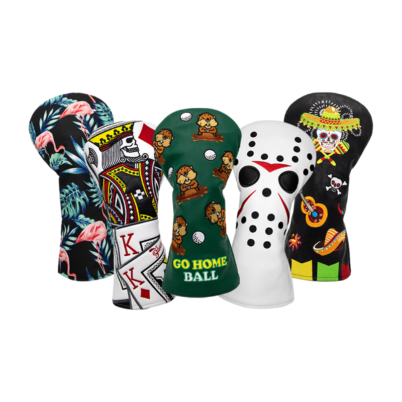 OEM Custom Embroidery Wood Golf Headcover, customization capabilities and certification marks