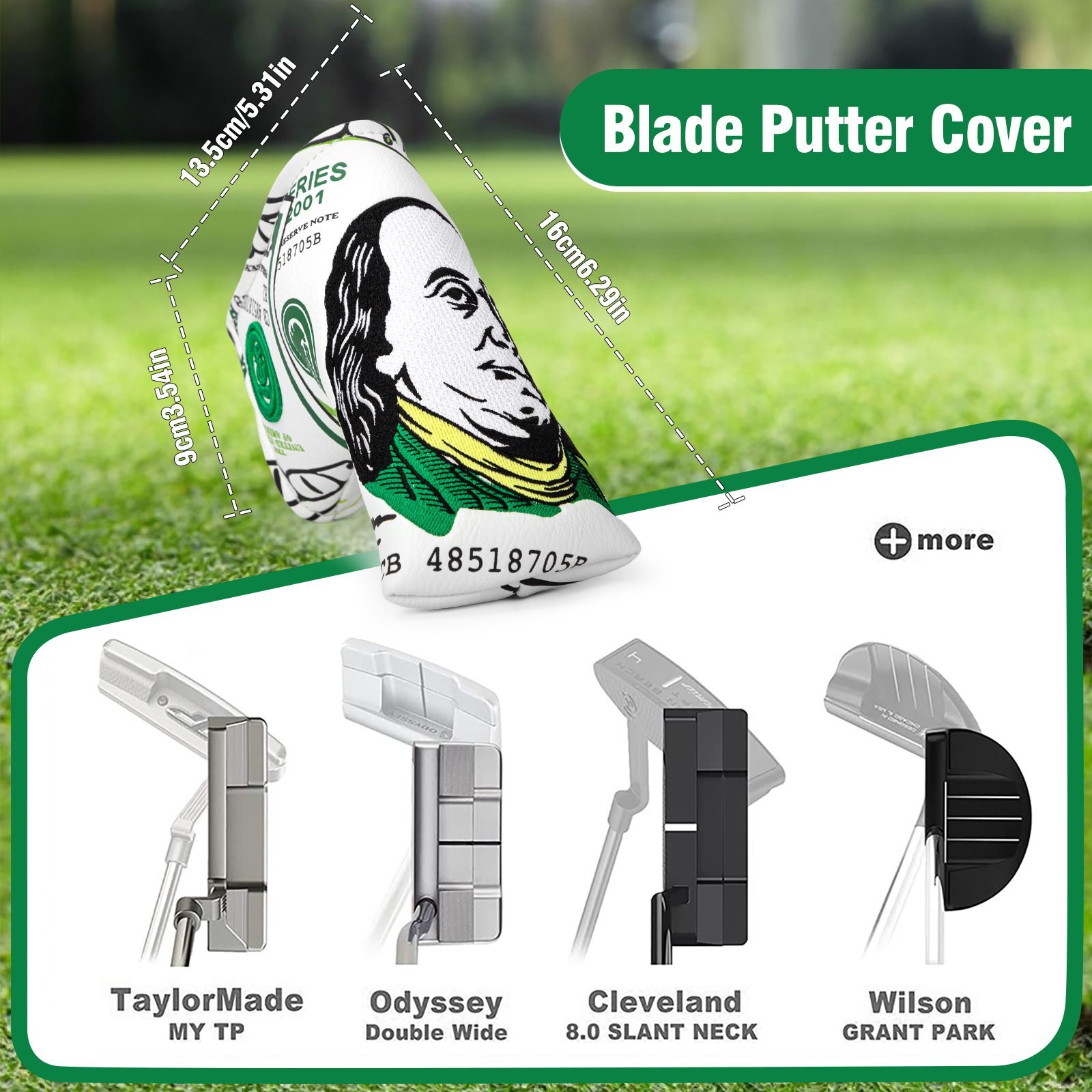 Blade Putter Headcover B6003207 image 6