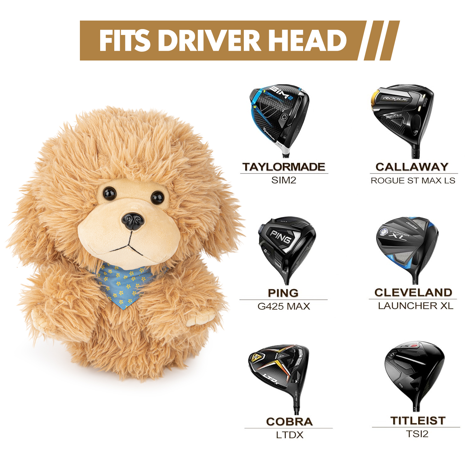 Animal Plush Headcover B6003212 image 6