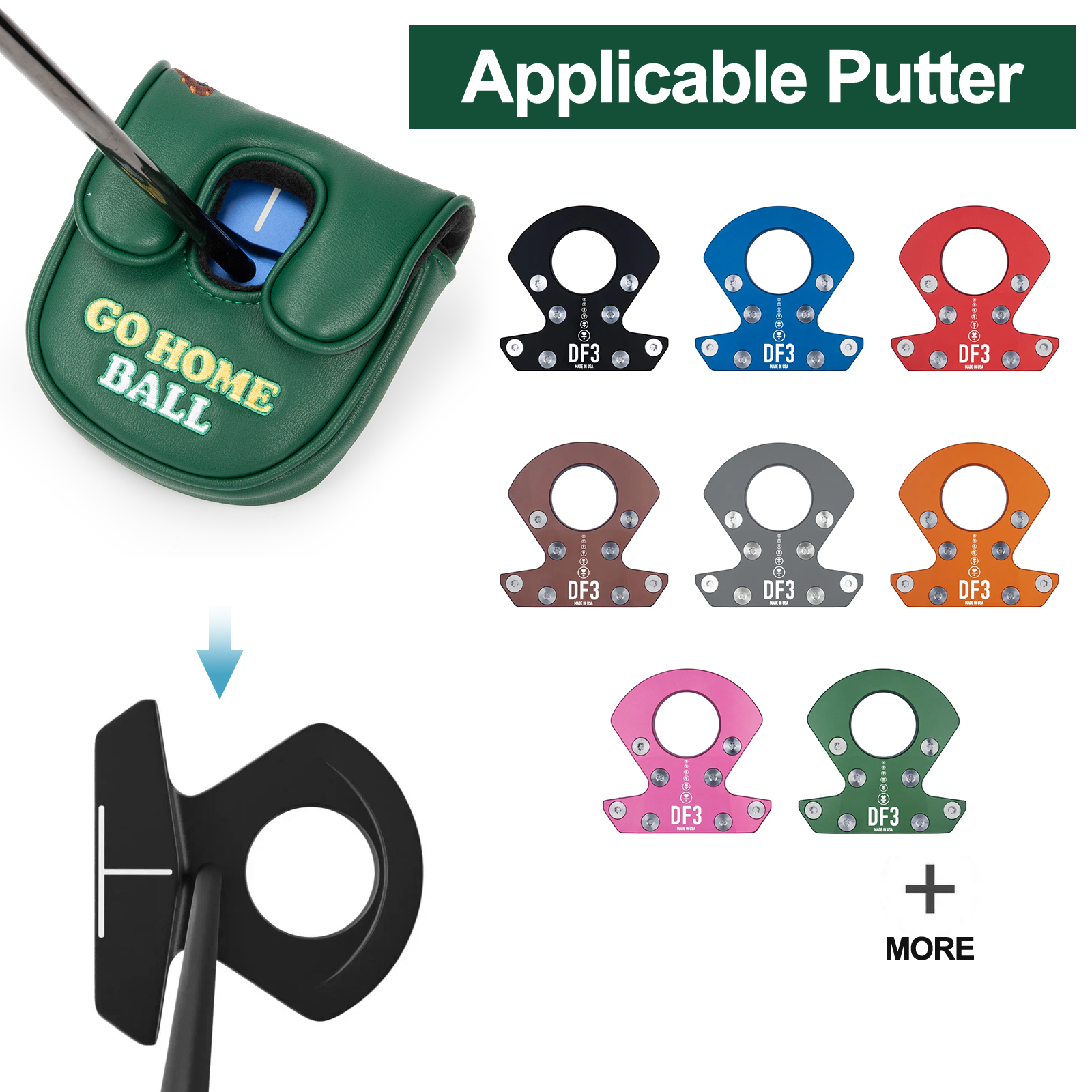 Mallet Putter Headcover B6003417 image 6