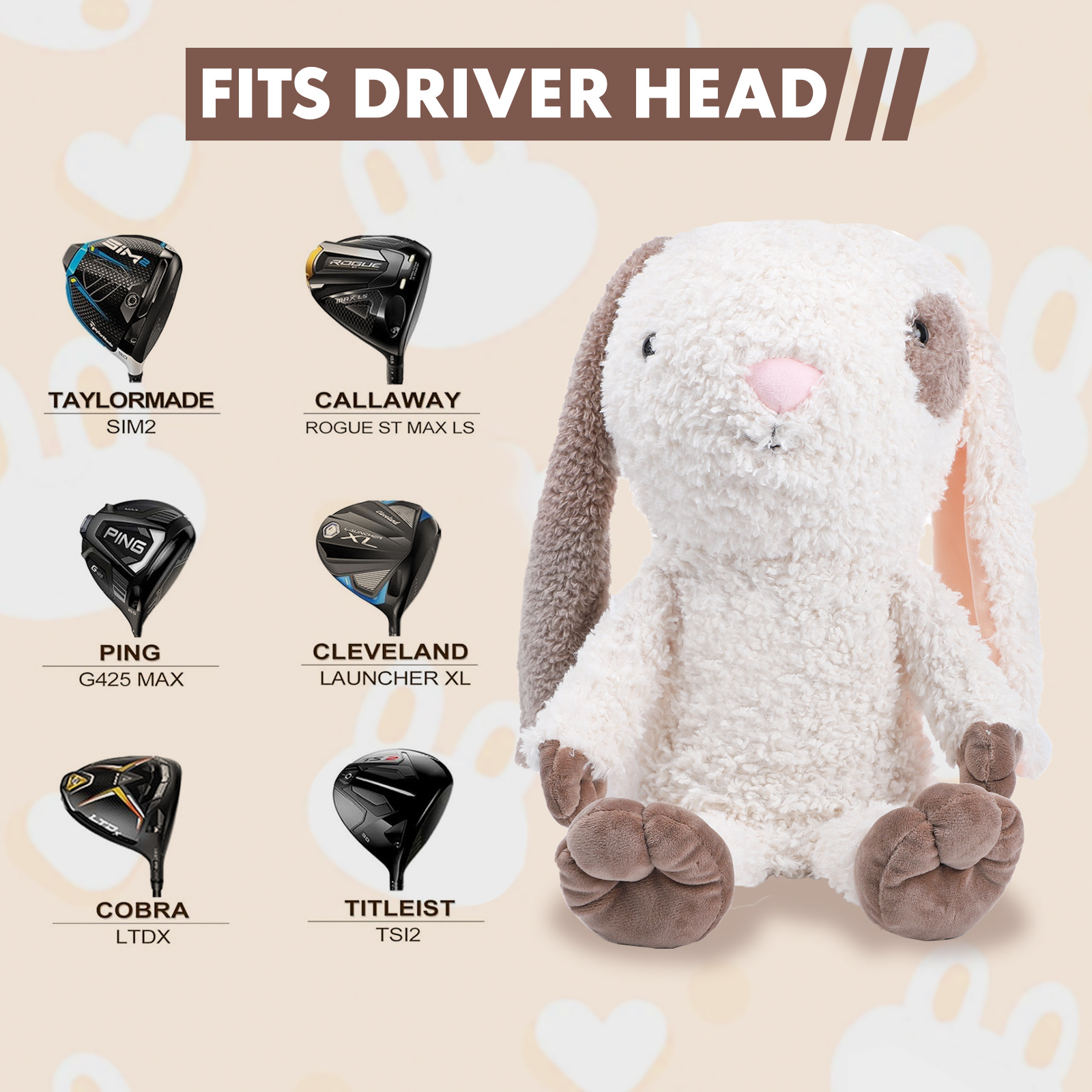 Animal Plush Headcover B6003461 image 3