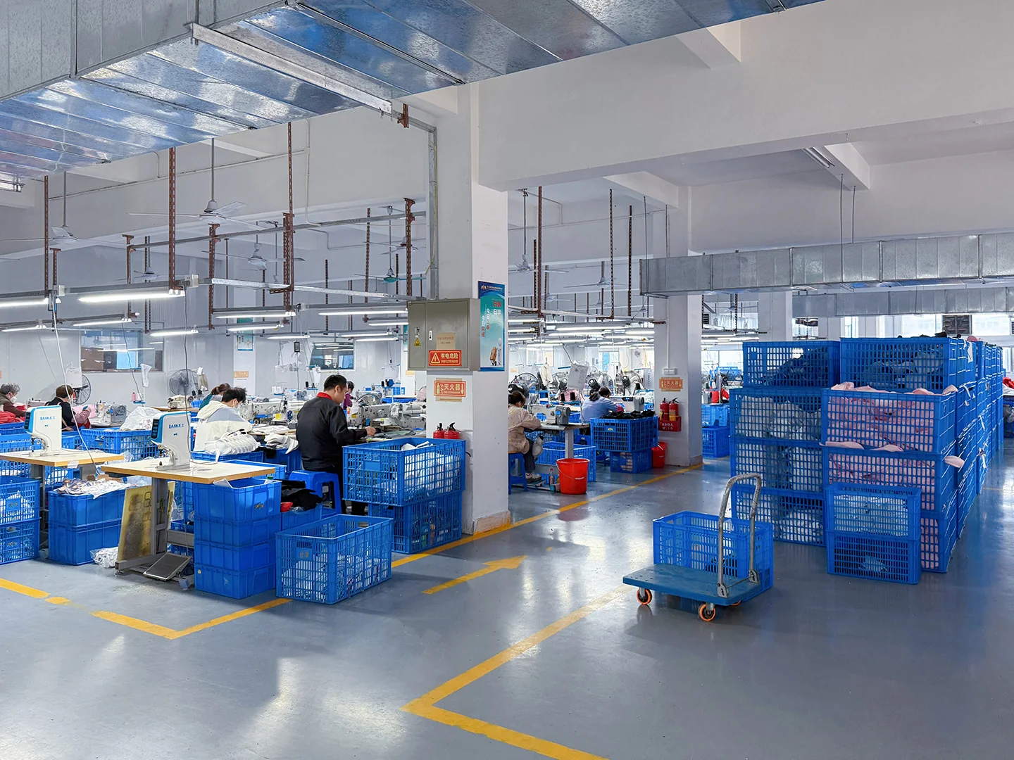 Blended Golf factory production facility view 3