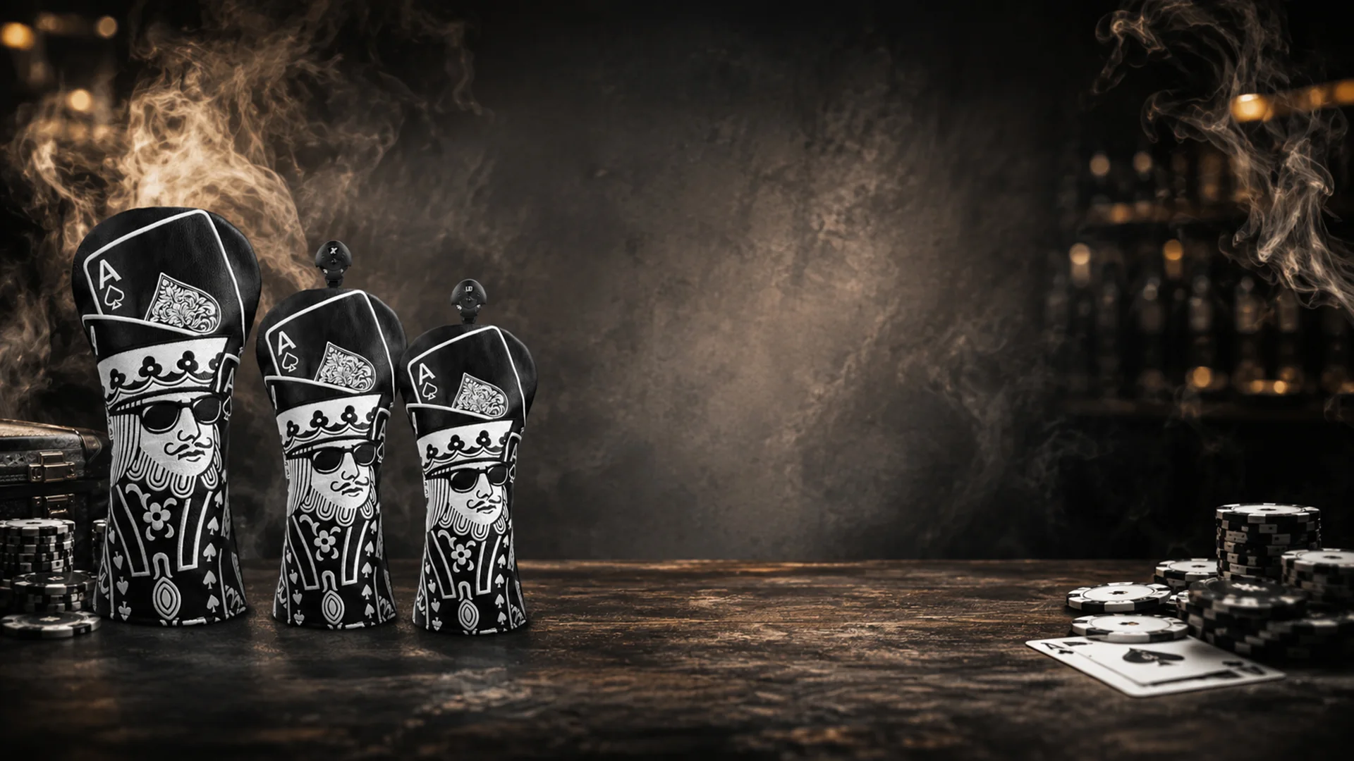 King of Spades golf driver headcover collection