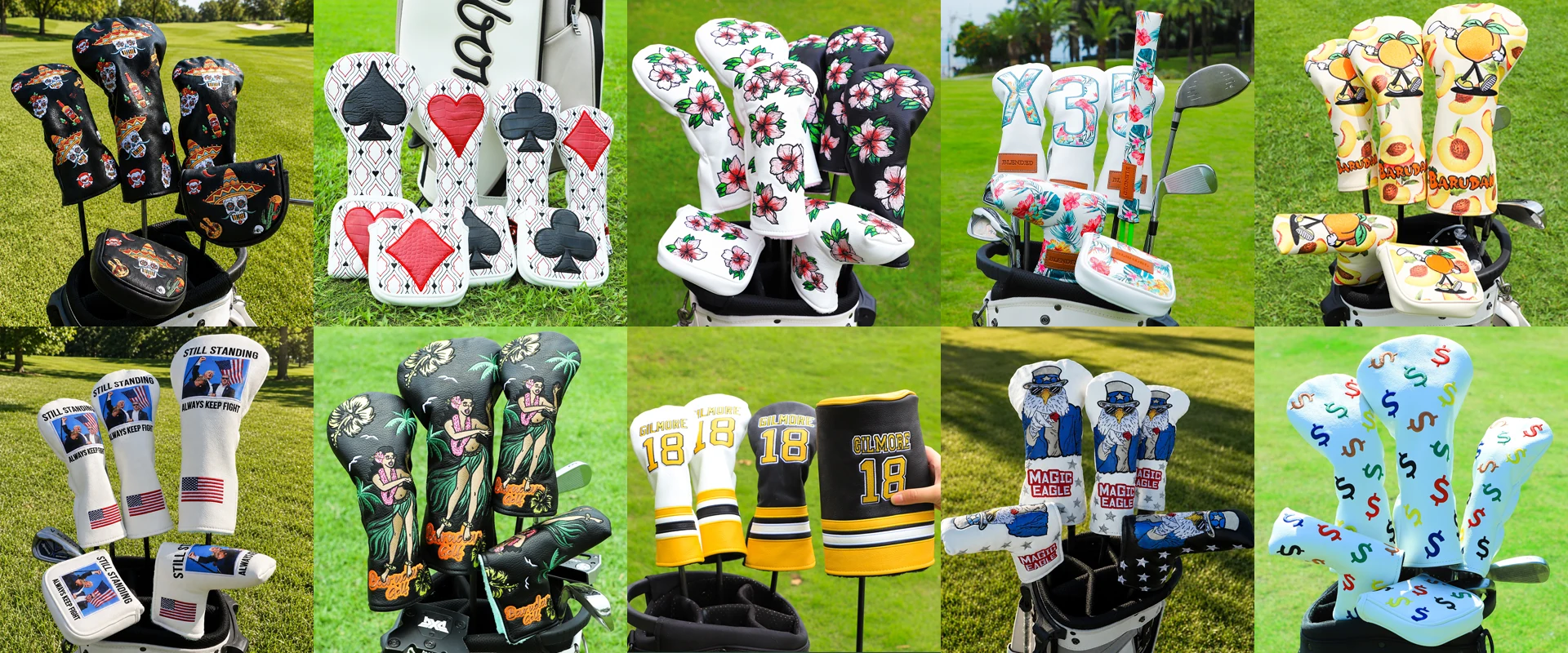 Custom Blended Golf headcovers